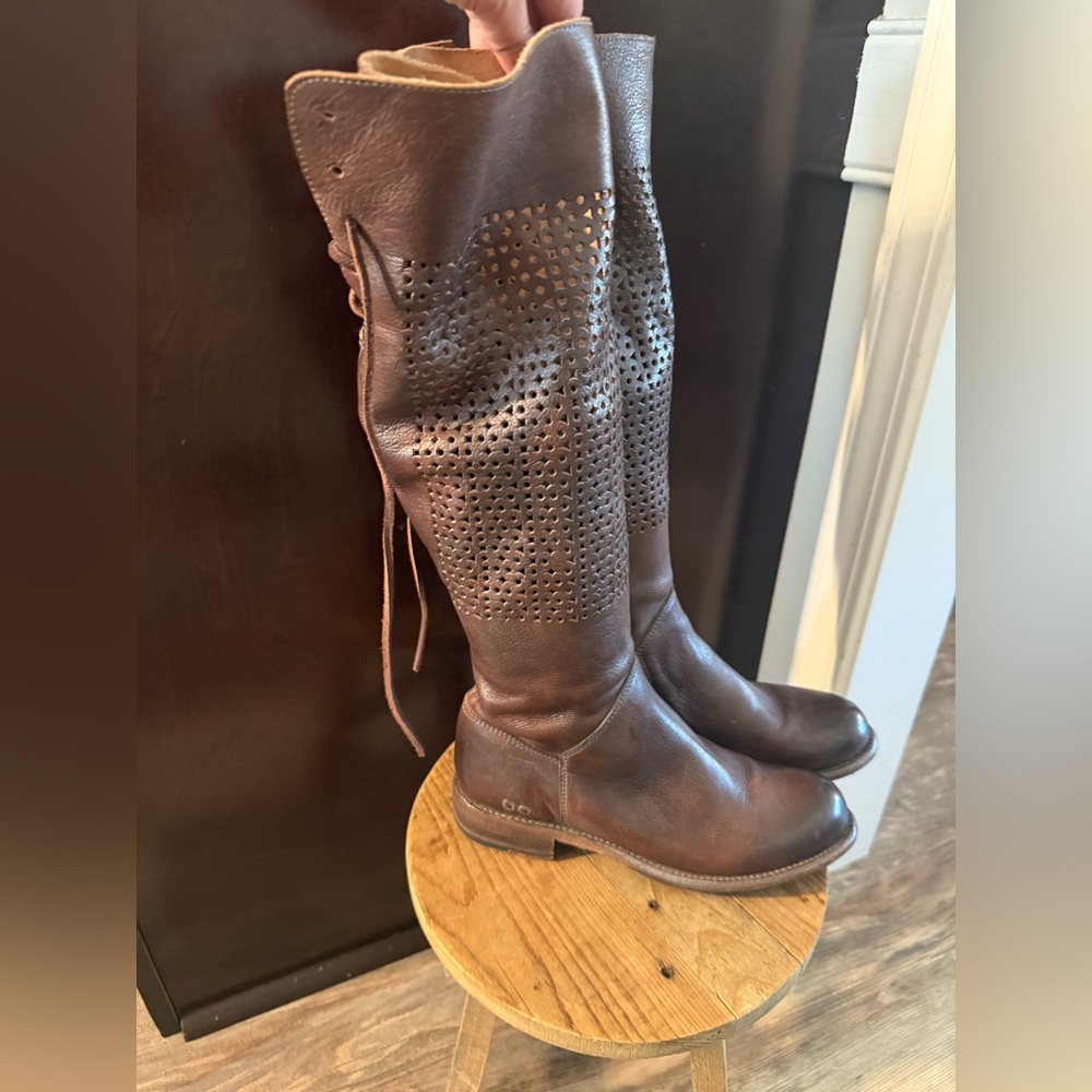 Bed Stu Chestnut Lace Up Boots
